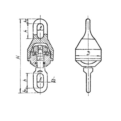 Вертлюг 10 ОСТ 5.2003-87